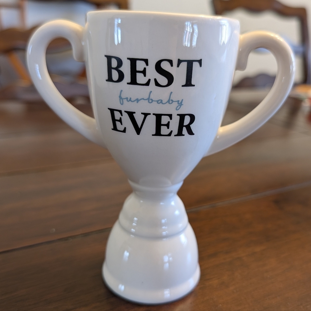 IQ Accessories Earthenware "Best Furbaby Ever" Trophy